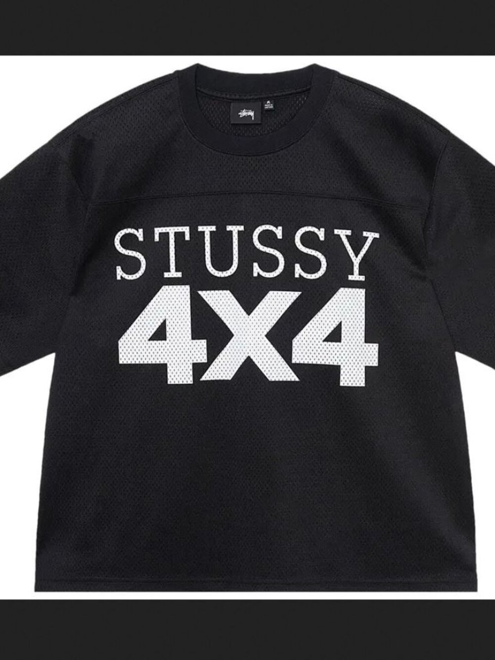 *NEW Stussy 4x4 Jersey Black Size Large